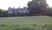 The back of Bramhall Hall