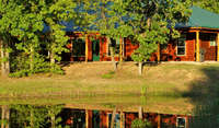 Log House With Lake