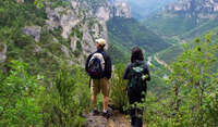 Exploring the Aveyron river and gorge